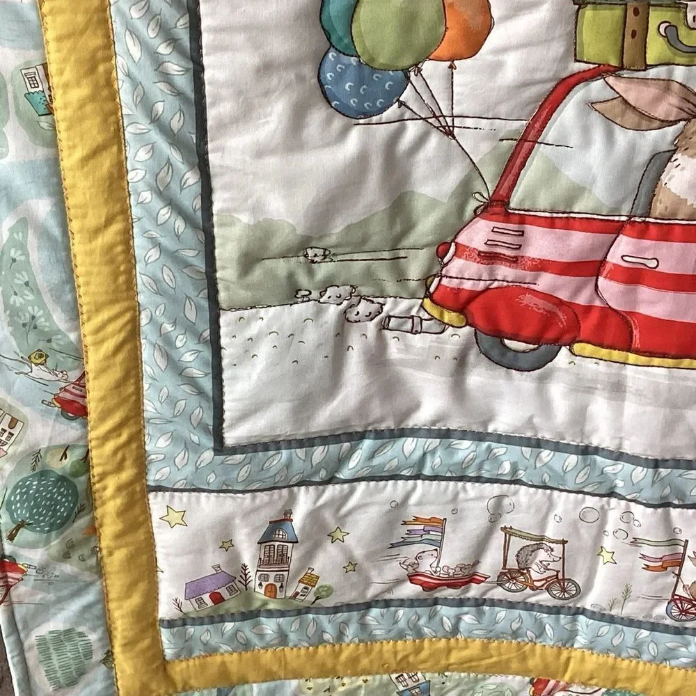 New with Tags Children's Adventure Hand Crafted Quilt